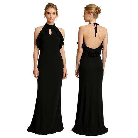 Ralph Lauren Dresses & Skirts - RALPH LAUREN Silk Formal Halter Maxi Dress ***VINTAGE***